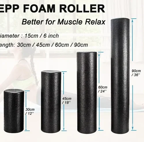 EPP Foam Yoga Roller - 150 mm Diameter
