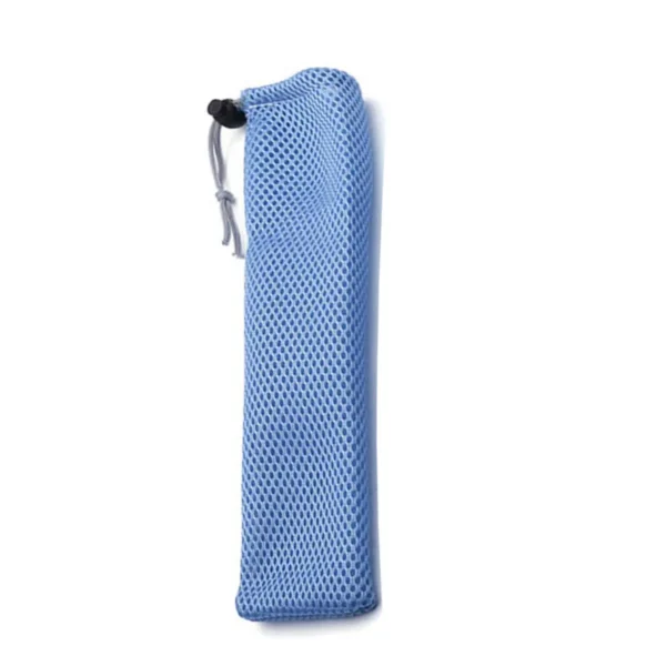 26cm Straw Bag Portable Travel Mesh Bag Straw Pouch Straw Carrying Case for Straw Cutlery Fork Spoon Tableware Sets Wholesale