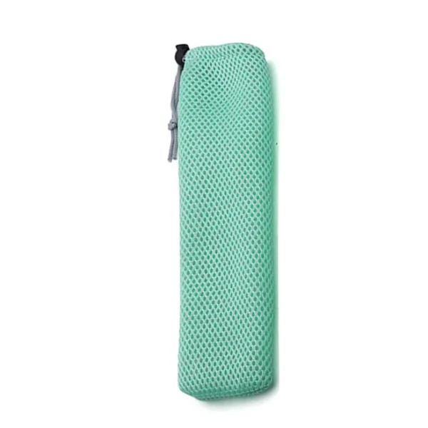 26cm Straw Bag Portable Travel Mesh Bag Straw Pouch Straw Carrying Case for Straw Cutlery Fork Spoon Tableware Sets Wholesale