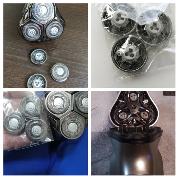 Electric Shaver Replacement Blades Spare Blades  Charging Wire Electric Shaving Machine Razor Accessories