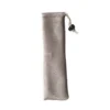 26cm Straw Bag Portable Travel Mesh Bag Straw Pouch Straw Carrying Case for Straw Cutlery Fork Spoon Tableware Sets Wholesale