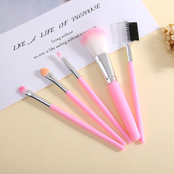 O1CN013QBpbL1LkODNIspz4_2211186861337-0-cib-1.jpg New 5 Brush Makeup Brush suit Pink Beauty Tools Eye Shadow Brush Makeup Brush Wholesale