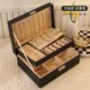 Jewelry Box Earrings Earrings Necklace Ring High-grade Exquisite Large Capacity Gold Jewelry Hand Jewelry Storage Box