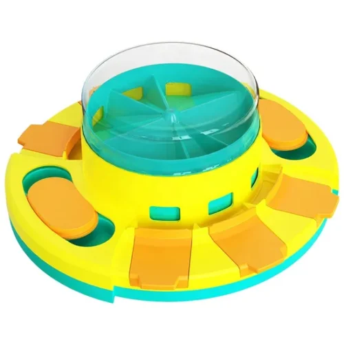 Press-Action Dog Treat Dispenser Toy
