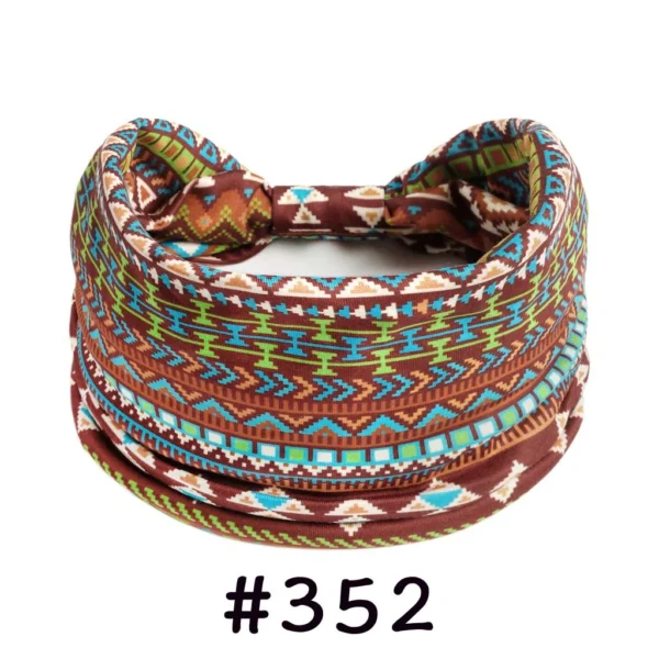 S01d1ce98c22b4a5c984c9b8e68f49affh.webp Boho Headbands for Women Knotted Wide Headwrap Turban Yoga Workout Head Bands Stretch Hiarbands Cotton Bandana Hair Accessories