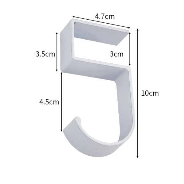 S0409094f138441858331a7776b73bc273.webp Desk Hook Organizer Anti-Slip Design Sleek Black White for Office Student Desk Organization Bag Storage Utility Hooks