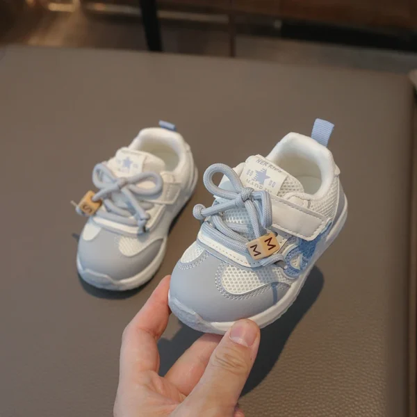 S0471c3bf030746939e7ea6203eaac7ebi.webp 2026 Children Sneakers for Girls Boys Spring Autumn New Fashion Korean Style Soft Bottom Non-slip Versatile Baby Casual Shoes