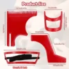 S0648a712da0e494793ff3e2931526343m.webp Beard Styling Tools Set with Four Shaping Guides for Grooming Shaving And Defining Hairlines Goatees And Collars