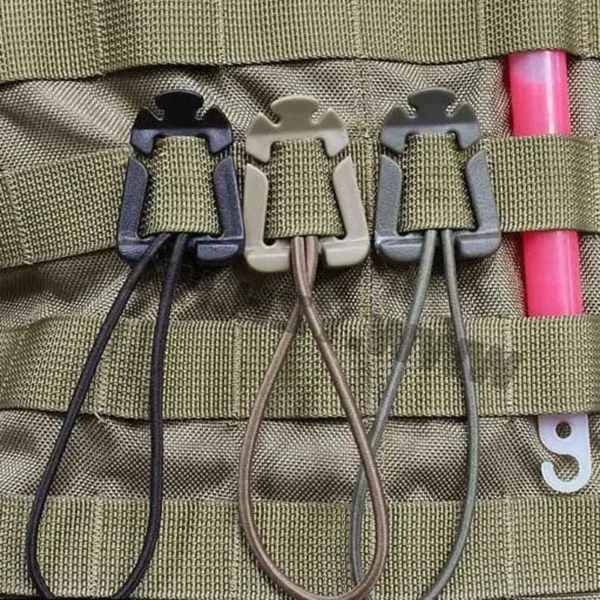 S075f7502189a4de499a780b81ddfab9bm.webp 2Pcs Backpack Buckle Clamp Carabiner Survival Gear Tools Carabiner Clips Outdoor Nylon Camping Bag Hanger Hook Wild Hike