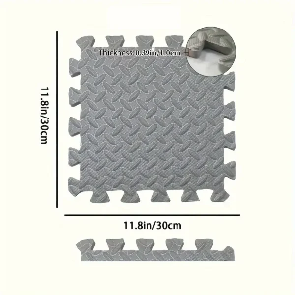 S0b2b59750e504ad3ad9d94c8ef194a7bf.webp 30x30cm 16 Pcs Interlocking Yoga Mat Home Gym and Yoga Equipment Protective Mat EVA Foam Non Slip Flooring Indoor Fitness