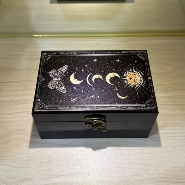 Wooden Storage Box, Jewelry Storage Box with Metal Clasp, Three Options Available