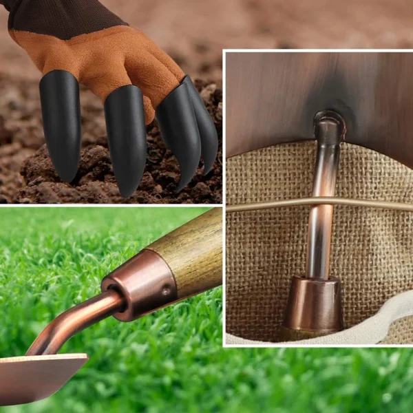 S0d9ae843b7fa498e8df9e8c2d180d8d0k.webp Garden Tool Set Include Rake, Cultivator, Pruning Shear, Weeder, Trowel, Transplanter, Gloves,bag,watering Can