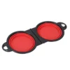 Collapsible Double Pet Travel Bowls