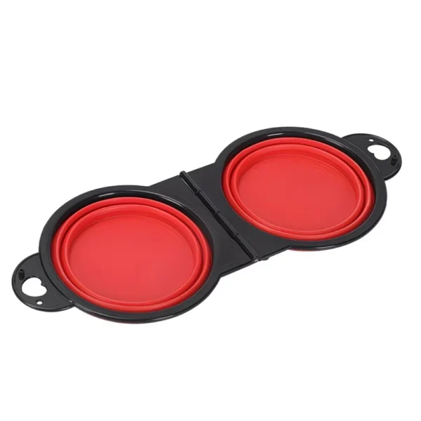 Collapsible Double Pet Travel Bowls