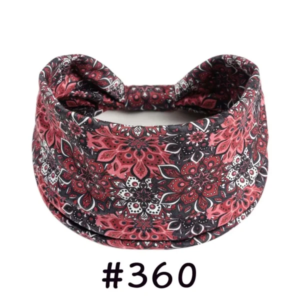 S0e29ab7c7896489fb112279417a3b6c8J.webp Boho Headbands for Women Knotted Wide Headwrap Turban Yoga Workout Head Bands Stretch Hiarbands Cotton Bandana Hair Accessories