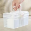 Storage Box Household Miscellaneous Storage Box Large-Capacity Waterproof Dustproof Jewelry Bead Container Desktop Storage Case