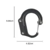 Multifunctional Rotating Carabiner Heavy Duty Hook Outdoor Camping Fishing Hiking Backpack Accessories