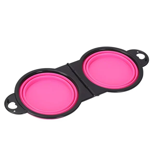 Collapsible Double Pet Travel Bowls