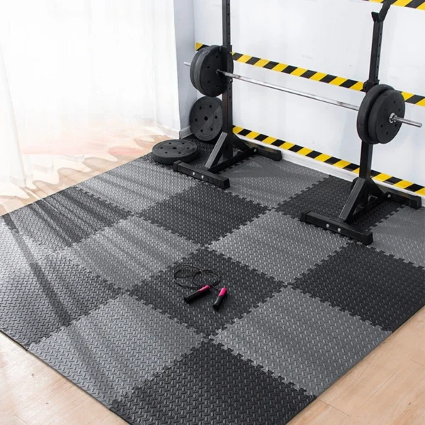 S1372ff74d64f44e58ab1f6505c5048dcC.webp 30x30cm 16 Pcs Interlocking Yoga Mat Home Gym and Yoga Equipment Protective Mat EVA Foam Non Slip Flooring Indoor Fitness