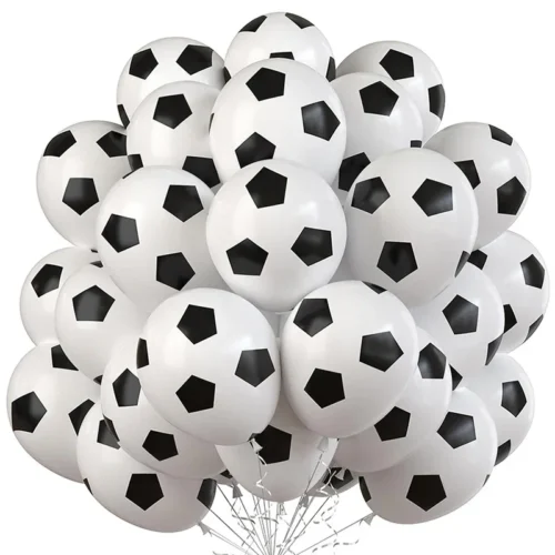 S137ba4aed2cf47f689e76275a70866e8Q.webp 12/20 Pcs 12-Inch Football Balloons - Latex Decor for Birthday Parties, Football Park/Game Events - Sports Theme Balloons for Ea