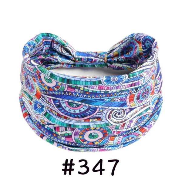 S13bf0c02033141ac8d5a125167699388I.webp Boho Headbands for Women Knotted Wide Headwrap Turban Yoga Workout Head Bands Stretch Hiarbands Cotton Bandana Hair Accessories