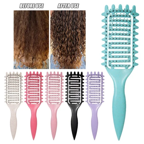 S1723bad9f07e485188d18543cc309f8f4.webp 3 in 1 Curl Define Styling Brush Hollow Out Detangling Hair Brush Tangled Hair Comb Shaping Defining Curls Barber Styling Tools