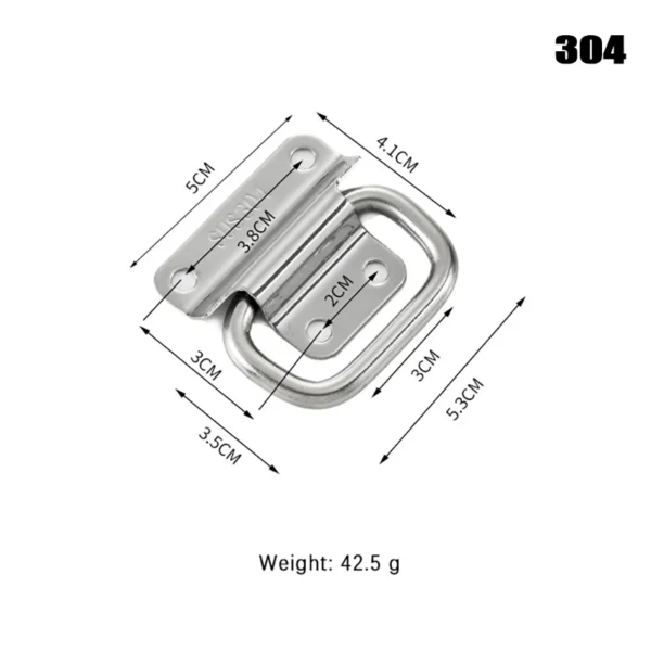 Cabinet Flight Case Solid Furniture Hardware Folding Handle For Tool Box Stainless Steel Drawer Wardrobe Easy Install