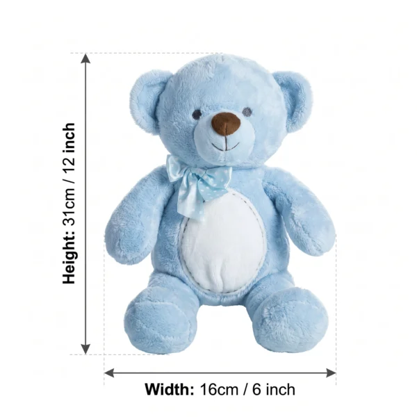 S1a6f3094e6af4fc2b17f48e06f7ad7b6T.webp Super Cute Blue Bear Teddy Plush Toy 33CM High Quality Stuffed Animals for Girls Boys Baby Christmas Gift