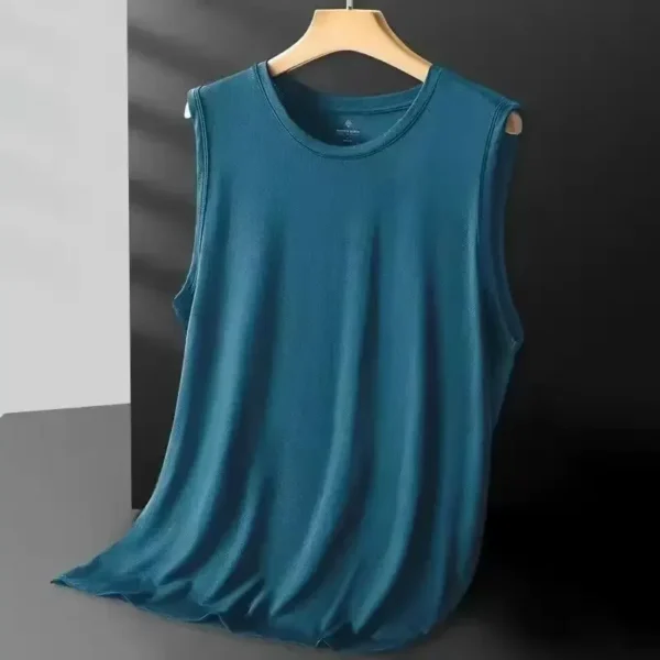 S1ade204a550745a29cbb93201f71bbabs.webp Men's Ice Silk Mesh Vest Lightweight Sports Summer Wear Sleeveless T-shirt Tank Top Casual Fashion Outerwear