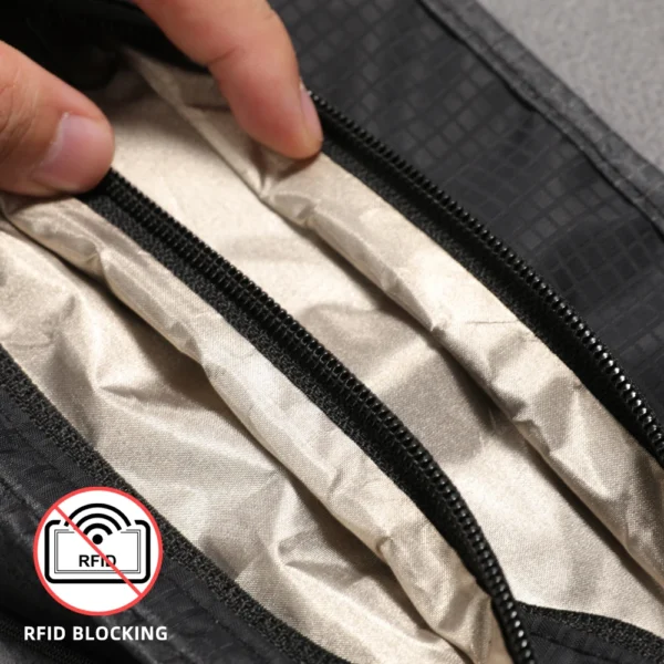 Passport Holder with RFID Blocking Slim Wallet for Travel Easy to Conceal Travel Pouch for Men & Women