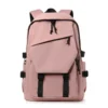 S1d43e92923f34ca78be4da8ac7b544b0D.webp Simple solid color backpack, travel backpack, plenty of storage space, very suitable for commuting, school, work and going out.