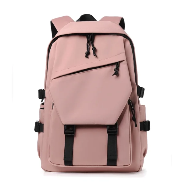 S1d43e92923f34ca78be4da8ac7b544b0D.webp Simple solid color backpack, travel backpack, plenty of storage space, very suitable for commuting, school, work and going out.