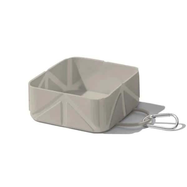 Collapsible Square Pet Travel Bowl