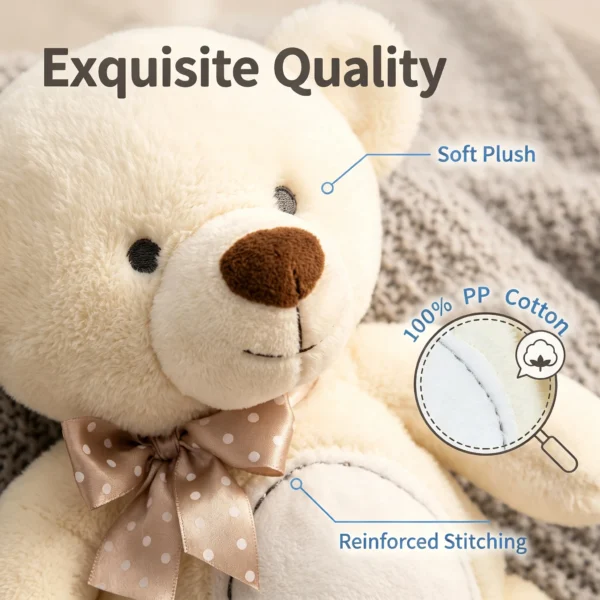 S209e39688e854b72b04727b5000b5f28o.webp Super Cute Blue Bear Teddy Plush Toy 33CM High Quality Stuffed Animals for Girls Boys Baby Christmas Gift