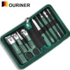 S22318ca34f394653ab986a318cfb4755F.webp 6-9 Pcs Manicure Set With Leather Case Professional Foot And Face Care Tool Kits Stainless Steel Nail Clipper Sets Gift