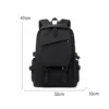 S22d9113e34f44c7c8af777864df0fb44M.webp Simple solid color backpack, travel backpack, plenty of storage space, very suitable for commuting, school, work and going out.