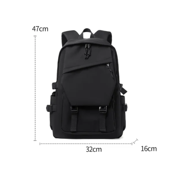 S22d9113e34f44c7c8af777864df0fb44M.webp Simple solid color backpack, travel backpack, plenty of storage space, very suitable for commuting, school, work and going out.