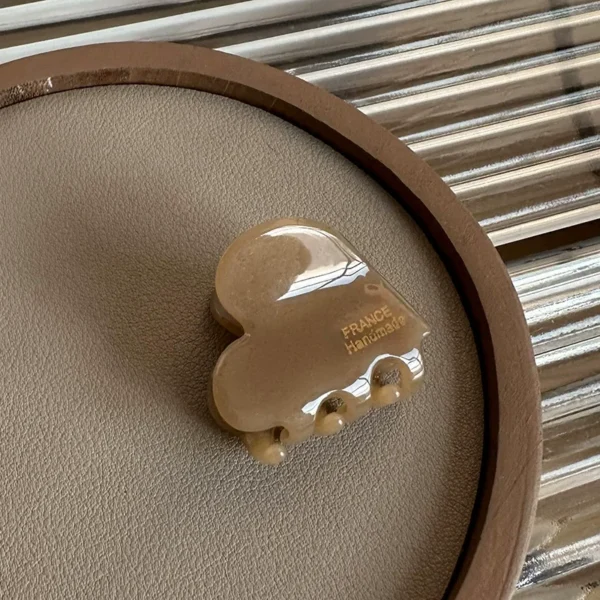 S233b7a36ac0049fe83768c8d962369ec5.webp 3.5cm Small Hair Claw Acetate Hair Crabs Cute Heart Shaped Hairclips Children Women Girls for Hair Accessories Hairpins Clips