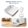 Aoifn Washing Machine Drain Pan, Water Catcher Tray for Front Load Washer Filter Cleaning, Laundry Floor Spill Protector Tool