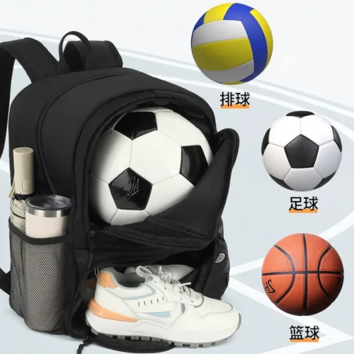 Backpack Football Bag, Waterproof Sports Equipment Bag, Outdoor Basketball Volleyball Bag, Convenient and Lightweight