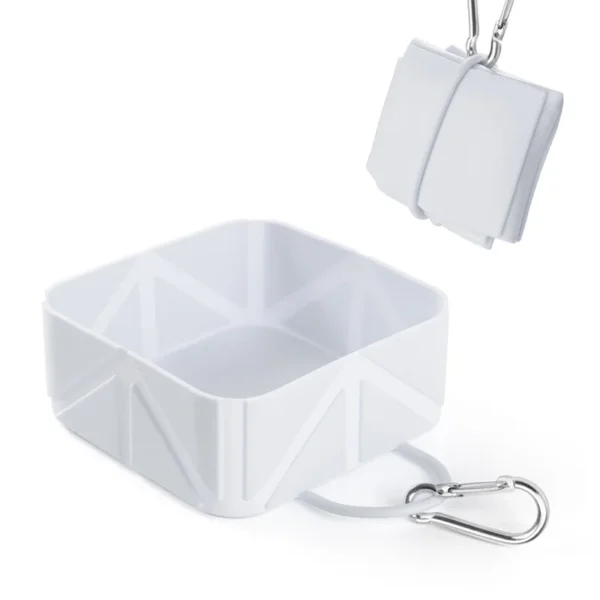 Collapsible Square Pet Travel Bowl