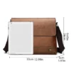 Shoulder Bag, Men's Crossbody Bag, Business Bag, Large Capacity, For Business Trips and Work