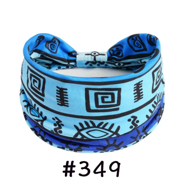 S293cfce68a754a09b4d47e78636ceca0b.webp Boho Headbands for Women Knotted Wide Headwrap Turban Yoga Workout Head Bands Stretch Hiarbands Cotton Bandana Hair Accessories