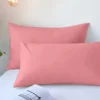 2pcs Brushed Pillowcase, Soft Breathable Pillowcase, Premium Quality Pillow Covers For Bedroom Sofa Home Decor, Without Pillow
