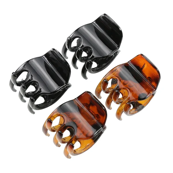 S2acc0e732129431798b6a77a9e2004eaB.webp 4 Pack Mini Hair Claw Clips – 1.3 in Multicolor