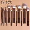 S2d65b0e882504a518abad84910641201Q.webp 13 pcs Makeup Brush Set, Dense Bristles, Aluminum Alloy Handle, Suitable for All Skin Types