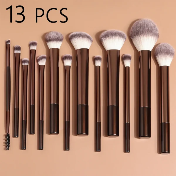 S2d65b0e882504a518abad84910641201Q.webp 13 pcs Makeup Brush Set, Dense Bristles, Aluminum Alloy Handle, Suitable for All Skin Types
