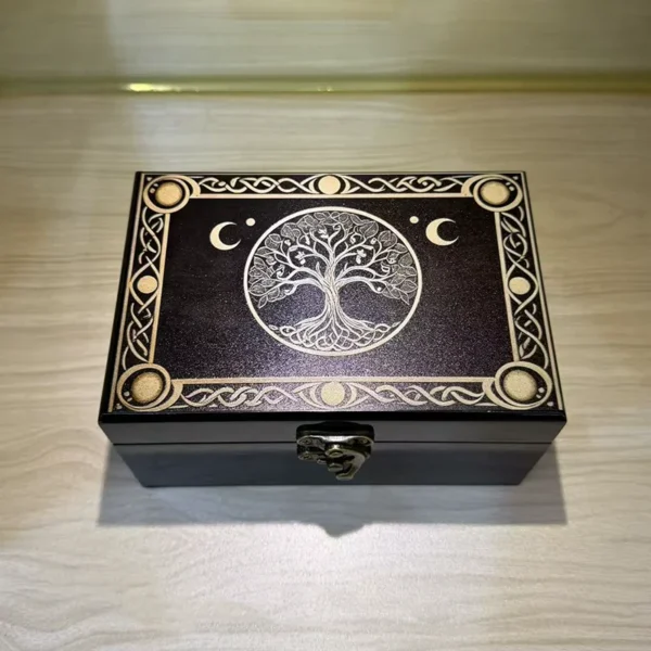 Wooden Storage Box, Jewelry Storage Box with Metal Clasp, Three Options Available