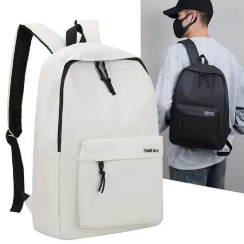 Backpack Simple New Style College Style Small Backpack Travel Lightweight Korean Version Junior High School Double Shoulder Bags