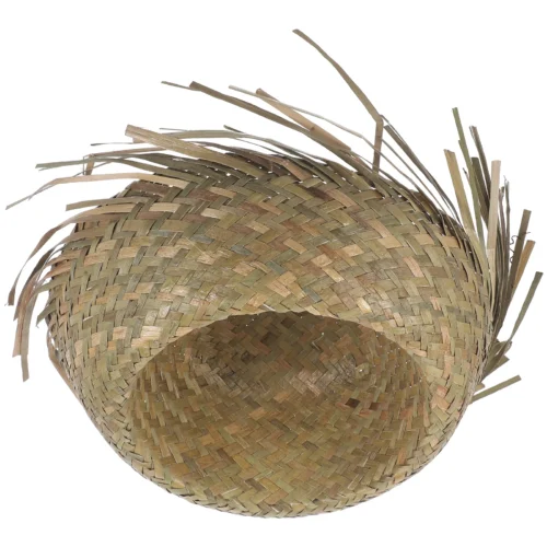 S30bdc4e2fd394351954ed962b992a7f8Z.webp Straw Woven Hat for Men Women Wide Brim Beach Sun Visor Hawaiian Luau Party Mexican Themed Headwear Holiday Accessory